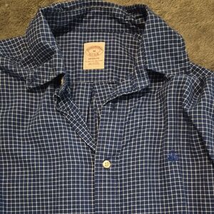 Brooks Brothers Blue Checkered Button-Down Shirt